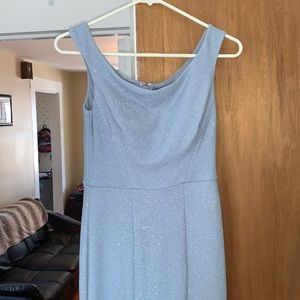 Baby blue dress